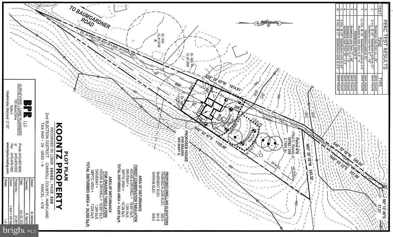 2.75 Acres of Residential Land with Home for Sale in Westminster, Maryland