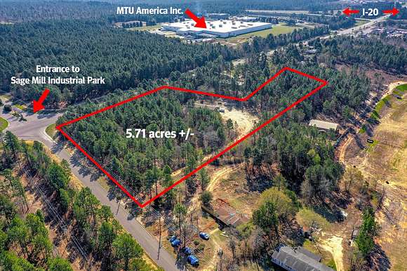 5.7 Acres of Commercial Land for Sale in Graniteville, South Carolina