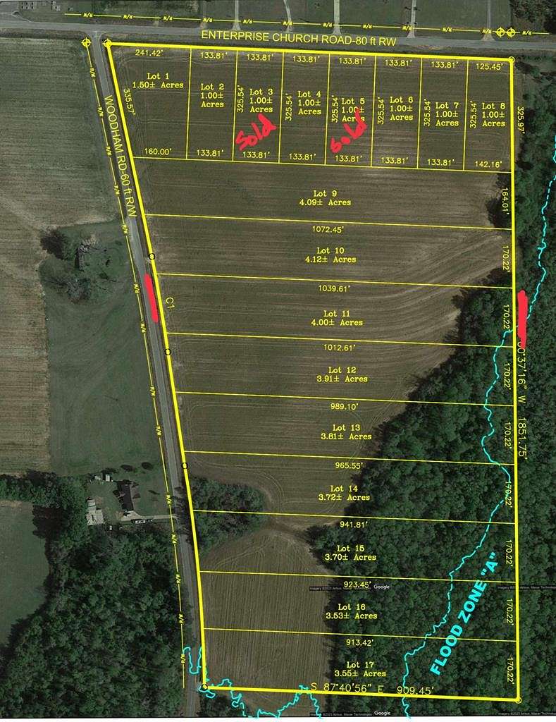 4 Acres of Residential Land for Sale in Ashford, Alabama