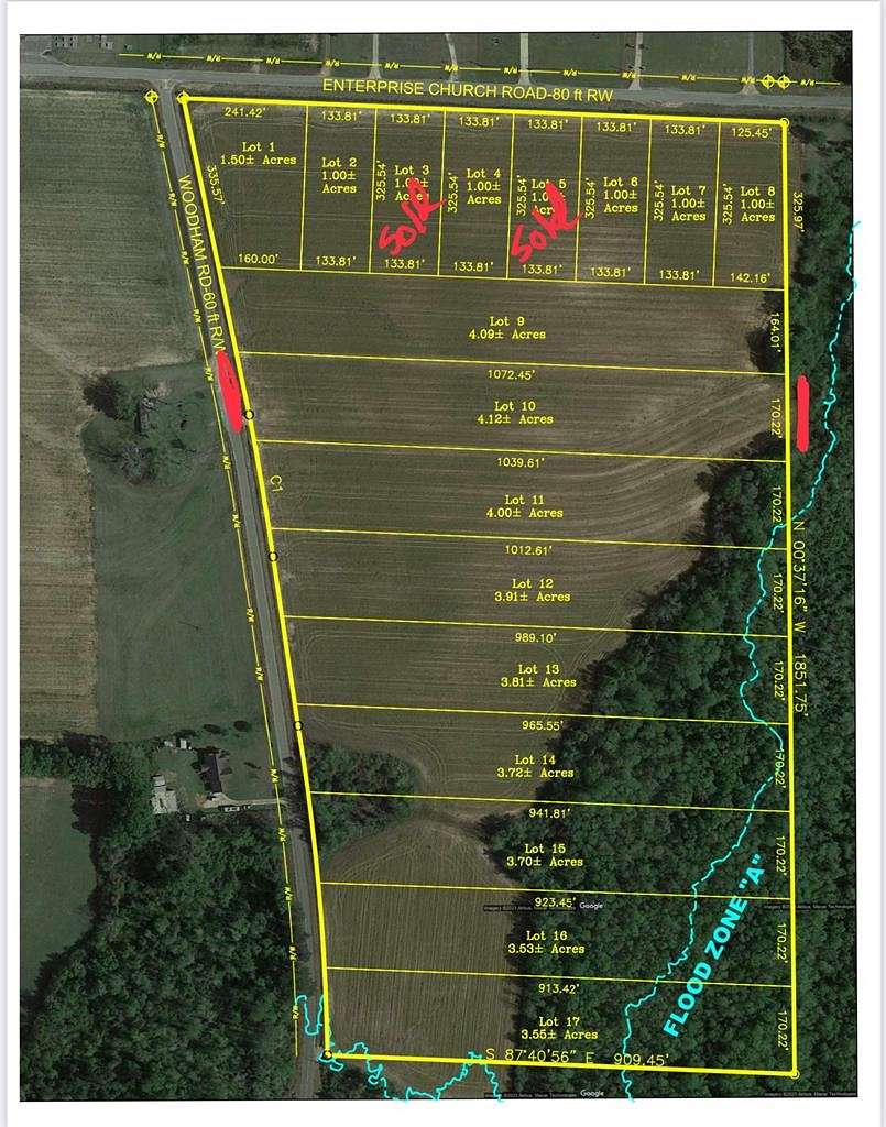 4.1 Acres of Residential Land for Sale in Ashford, Alabama