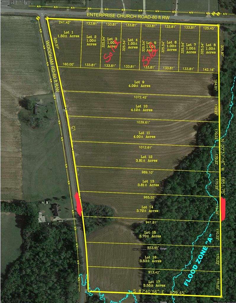 3.7 Acres of Residential Land for Sale in Ashford, Alabama