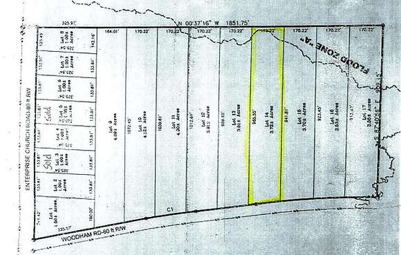 3.7 Acres of Residential Land for Sale in Ashford, Alabama