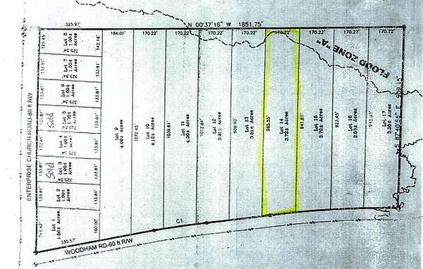 3.72 Acres of Residential Land for Sale in Ashford, Alabama