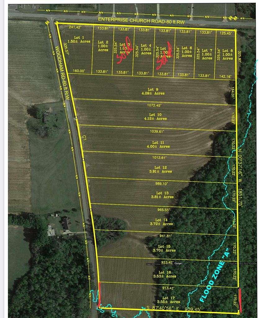 3.6 Acres of Residential Land for Sale in Ashford, Alabama