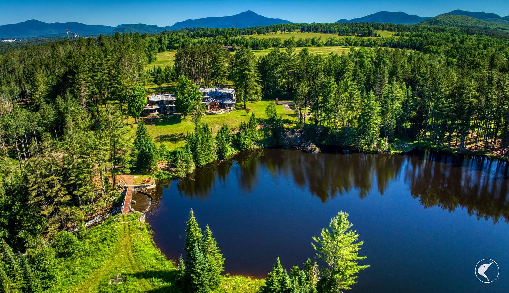 69.81 Acres of Land with Home for Sale in Lake Placid, New York