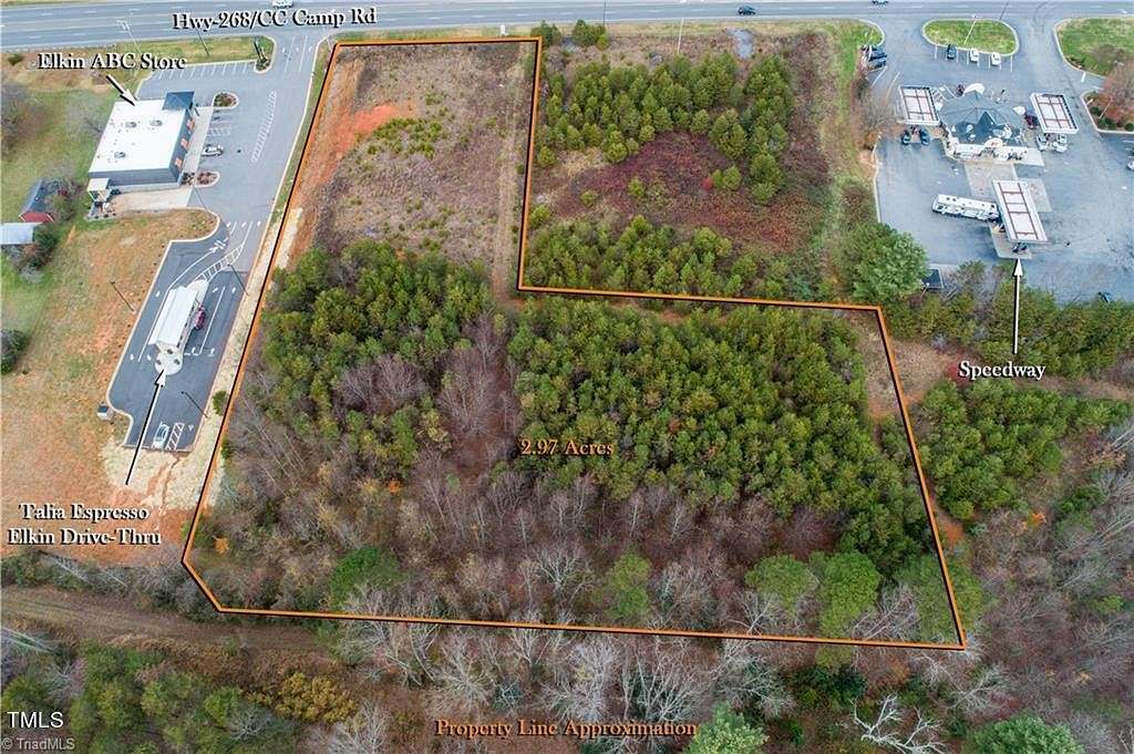 2.97 Acres of Commercial Land for Sale in Elkin, North Carolina