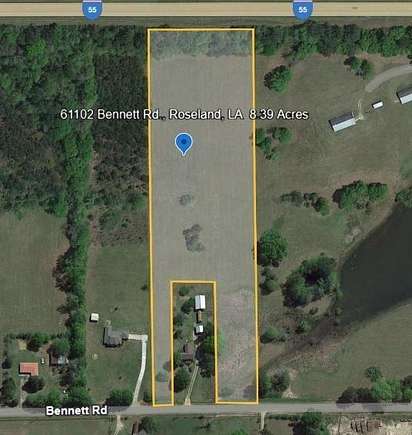 8.4 Acres of Land for Sale in Roseland, Louisiana