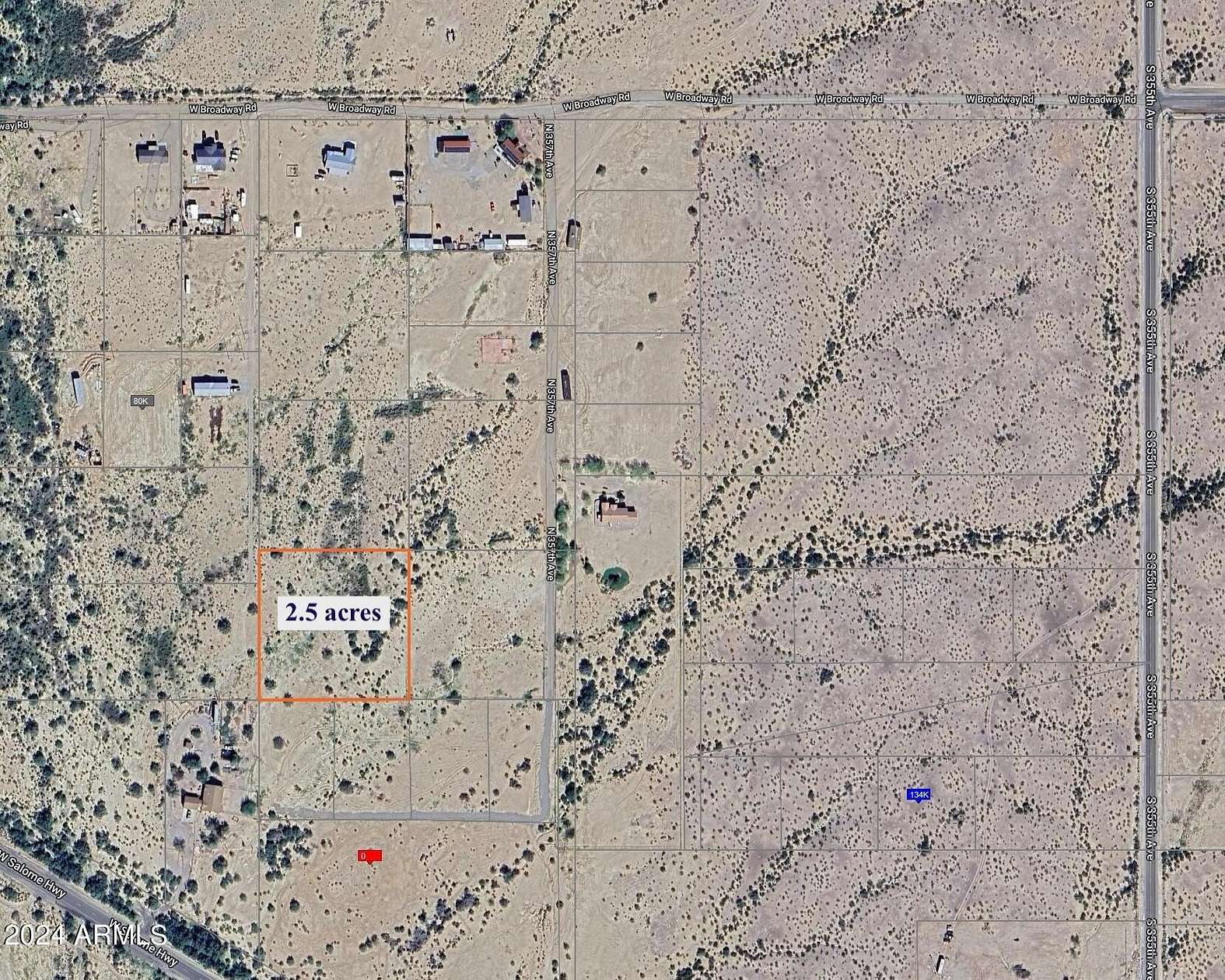 2.5 Acres of Residential Land for Sale in Tonopah, Arizona