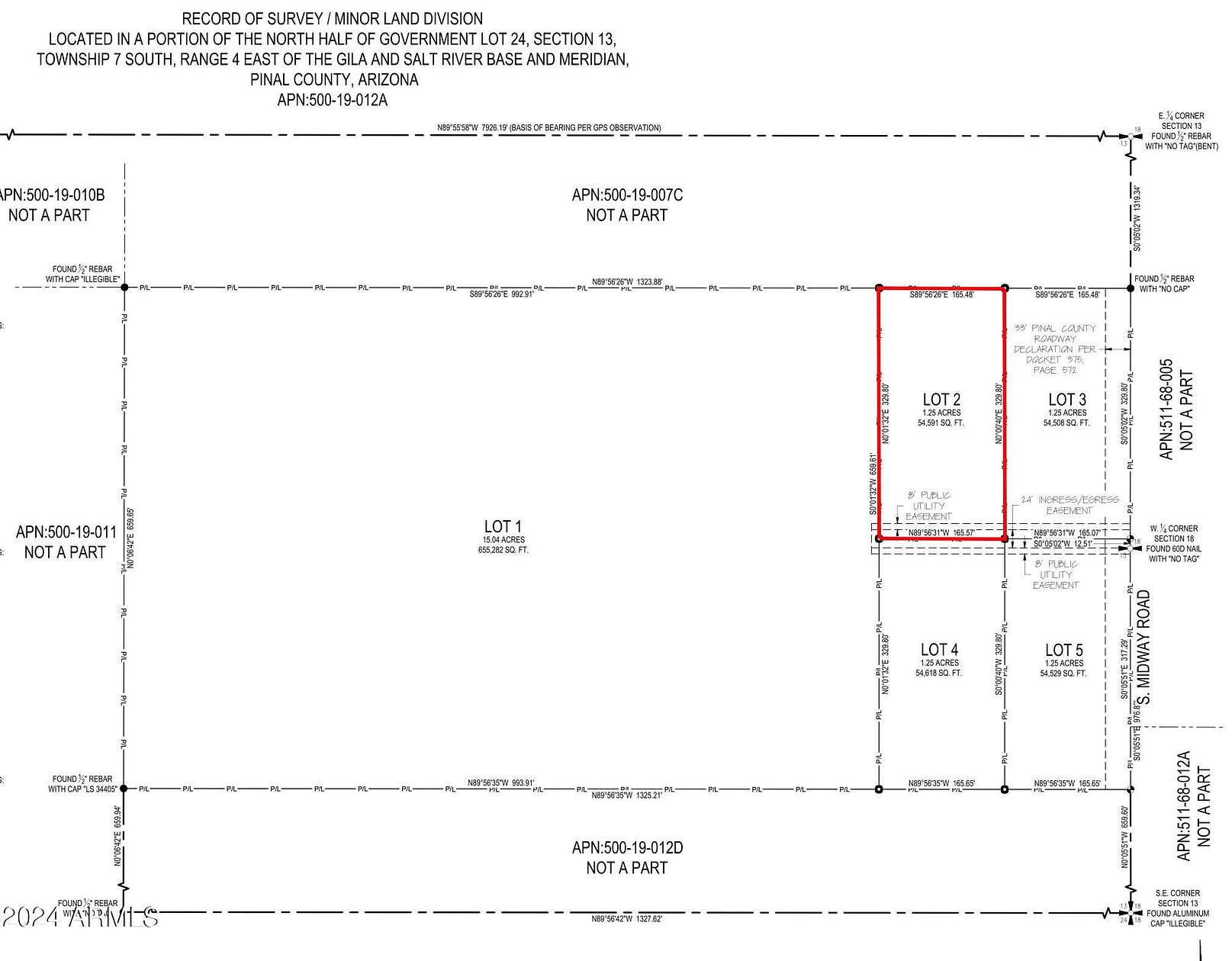 1.25 Acres of Land for Sale in Casa Grande, Arizona