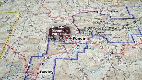 40 Acres of Recreational Land for Sale in Ponca, Arkansas