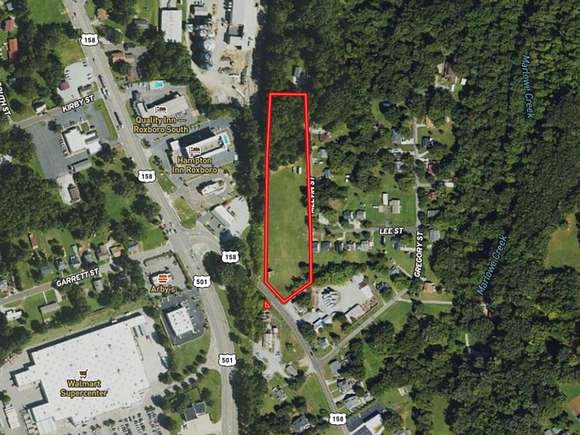 3.6 Acres of Commercial Land for Sale in Roxboro, North Carolina