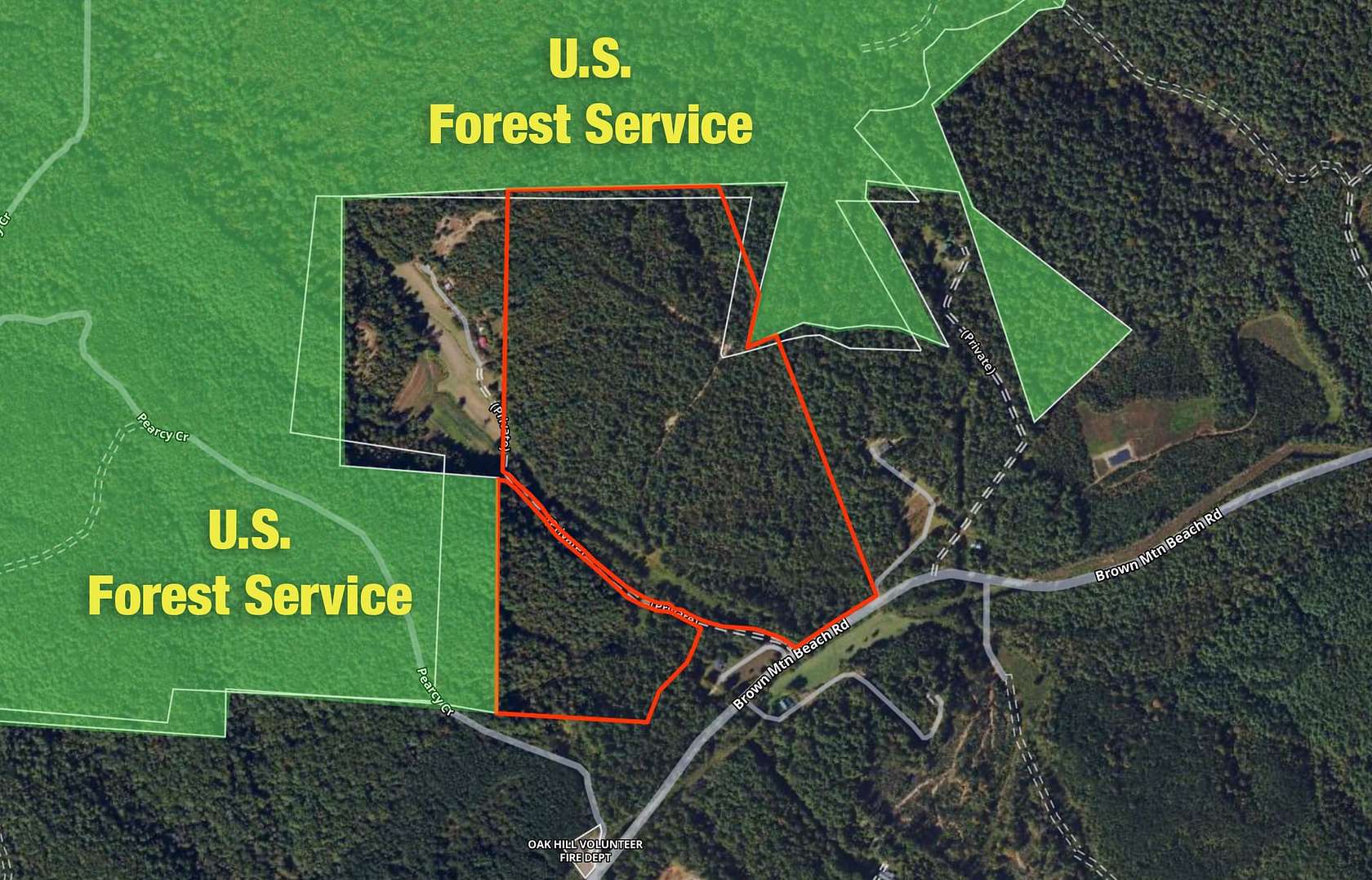 74.05 Acres of Recreational Land for Sale in Morganton, North Carolina