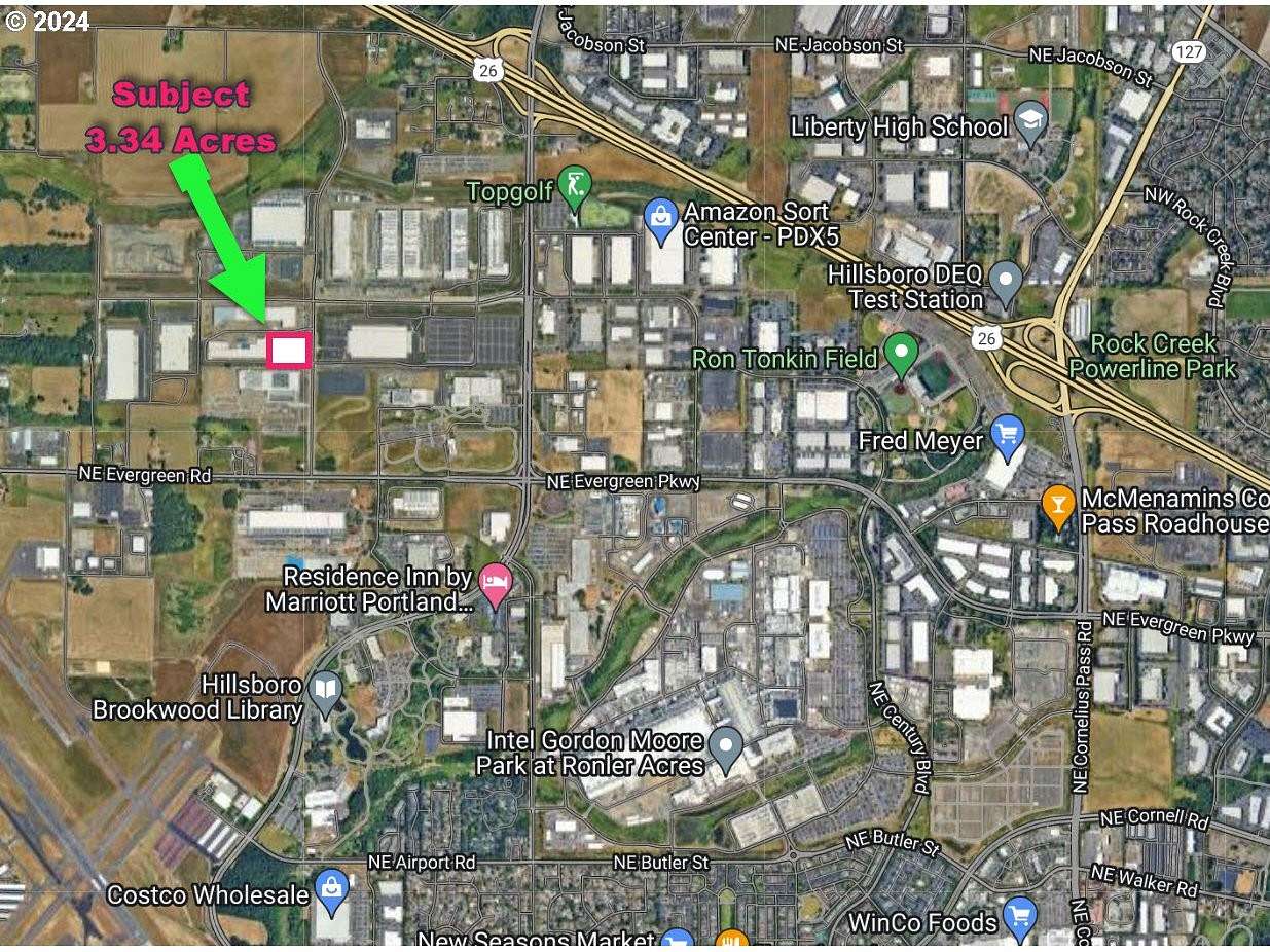 3.3 Acres of Improved Mixed-Use Land for Sale in Hillsboro, Oregon
