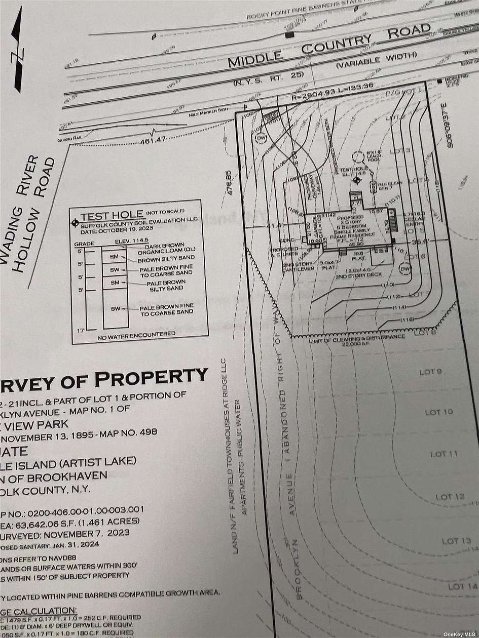 1.5 Acres of Land for Sale in Middle Island, New York