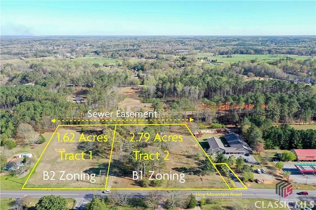 1.6 Acres of Commercial Land for Sale in Watkinsville, Georgia