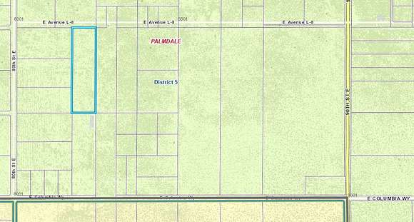 11.43 Acres of Land for Sale in Palmdale, California