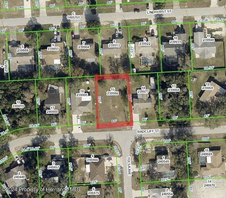 0.23 Acres of Land for Sale in Spring Hill, Florida