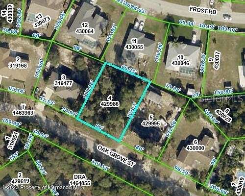0.25 Acres of Land for Sale in Spring Hill, Florida