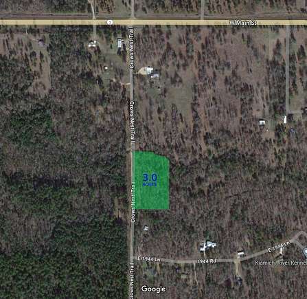 3 Acres of Land for Sale in Antlers, Oklahoma