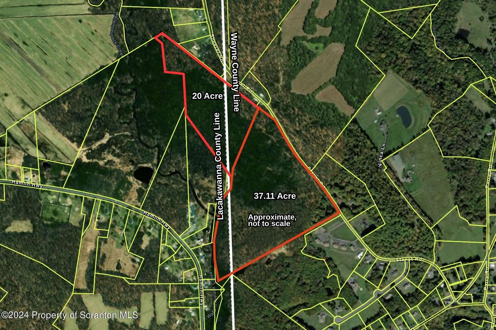 57 Acres of Land for Sale in Lake Ariel, Pennsylvania