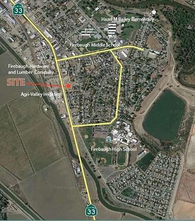 0.72 Acres of Commercial Land for Sale in Firebaugh, California