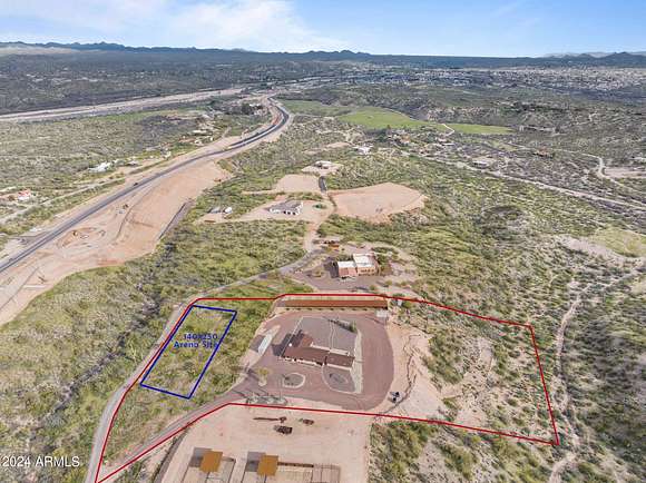 4.9 Acres of Residential Land with Home for Sale in Wickenburg, Arizona