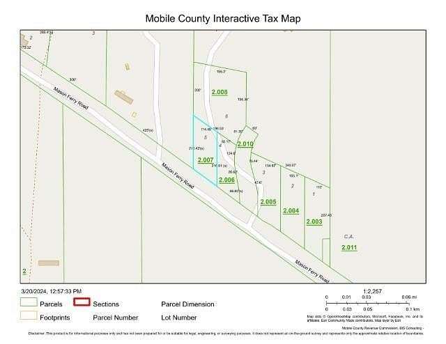 0.461 Acres of Land for Sale in Wilmer, Alabama