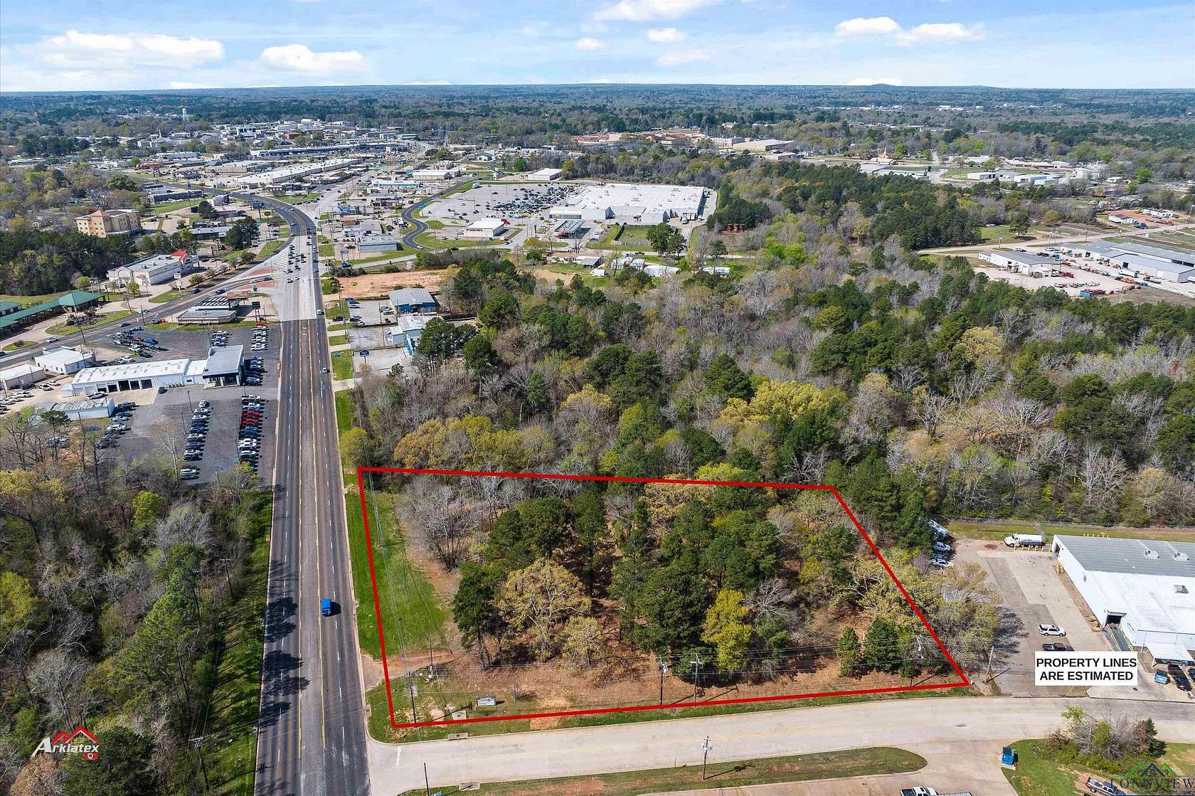2.1 Acres of Commercial Land for Sale in Kilgore, Texas