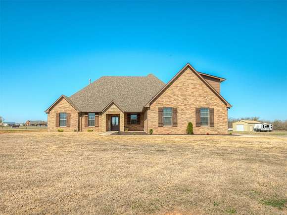 5 Acres of Land with Home for Sale in Yukon, Oklahoma