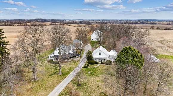 8.6 Acres of Residential Land with Home for Sale in Mechanicsburg, Ohio