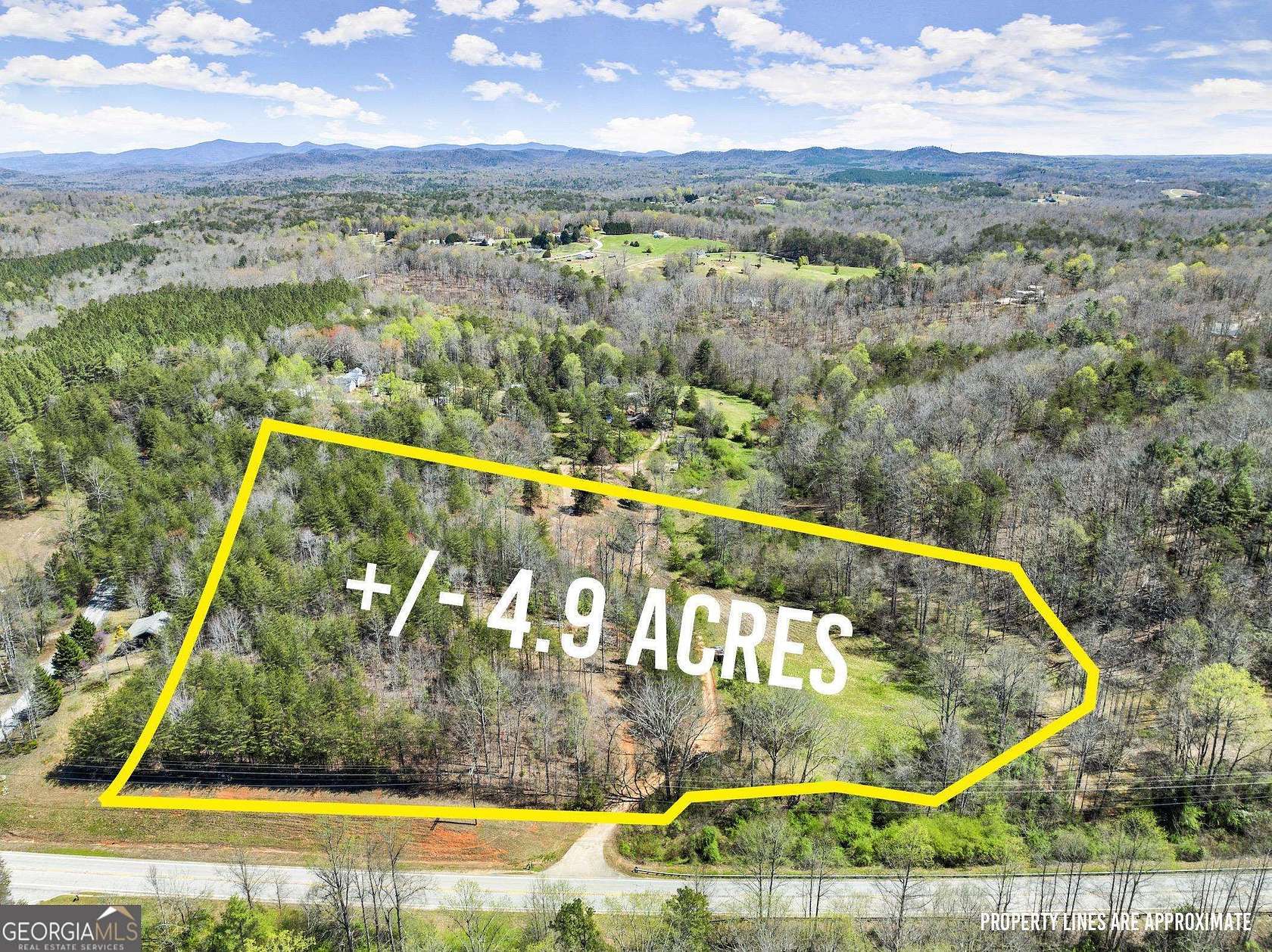 4.9 Acres of Residential Land for Sale in Cleveland, Georgia