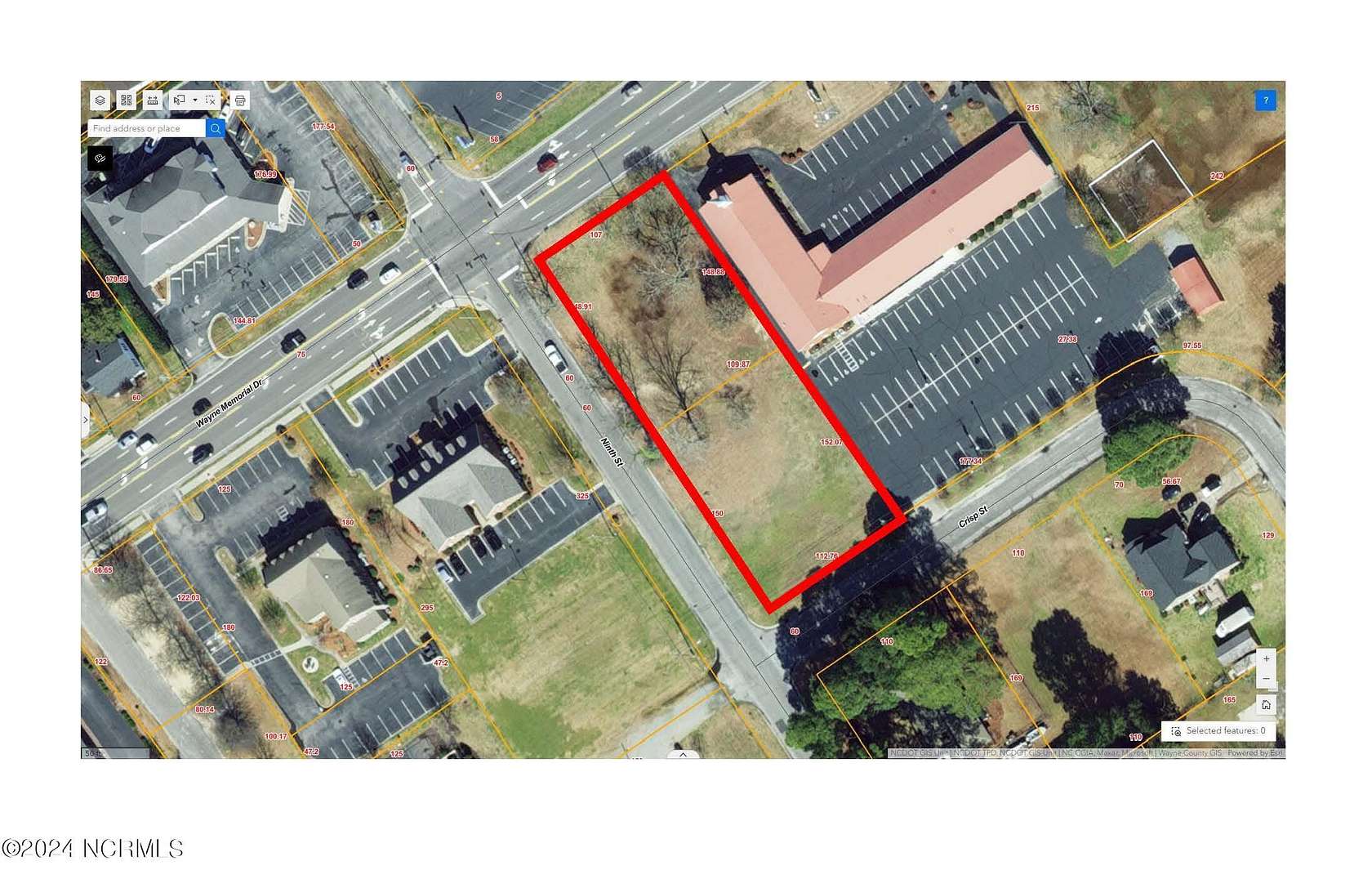 0.73 Acres of Commercial Land for Sale in Goldsboro, North Carolina