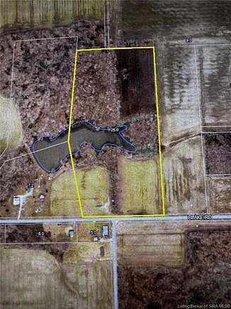 21.4 Acres of Agricultural Land for Sale in Deputy, Indiana