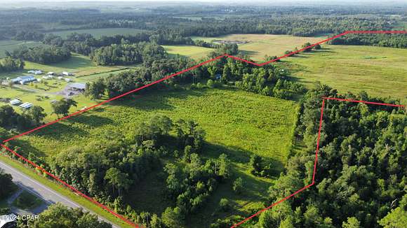 109 Acres of Agricultural Land with Home for Sale in Cottondale, Florida