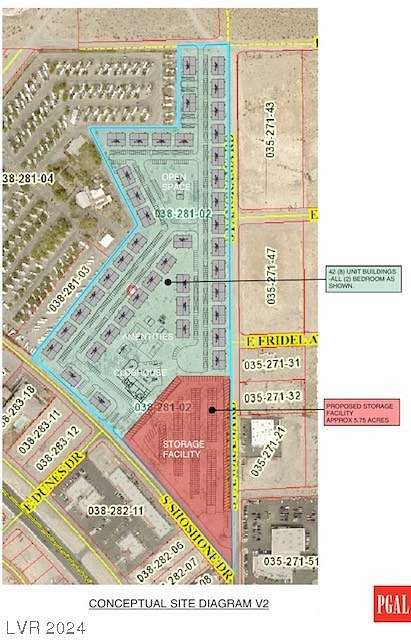 6 Acres of Commercial Land for Sale in Pahrump, Nevada