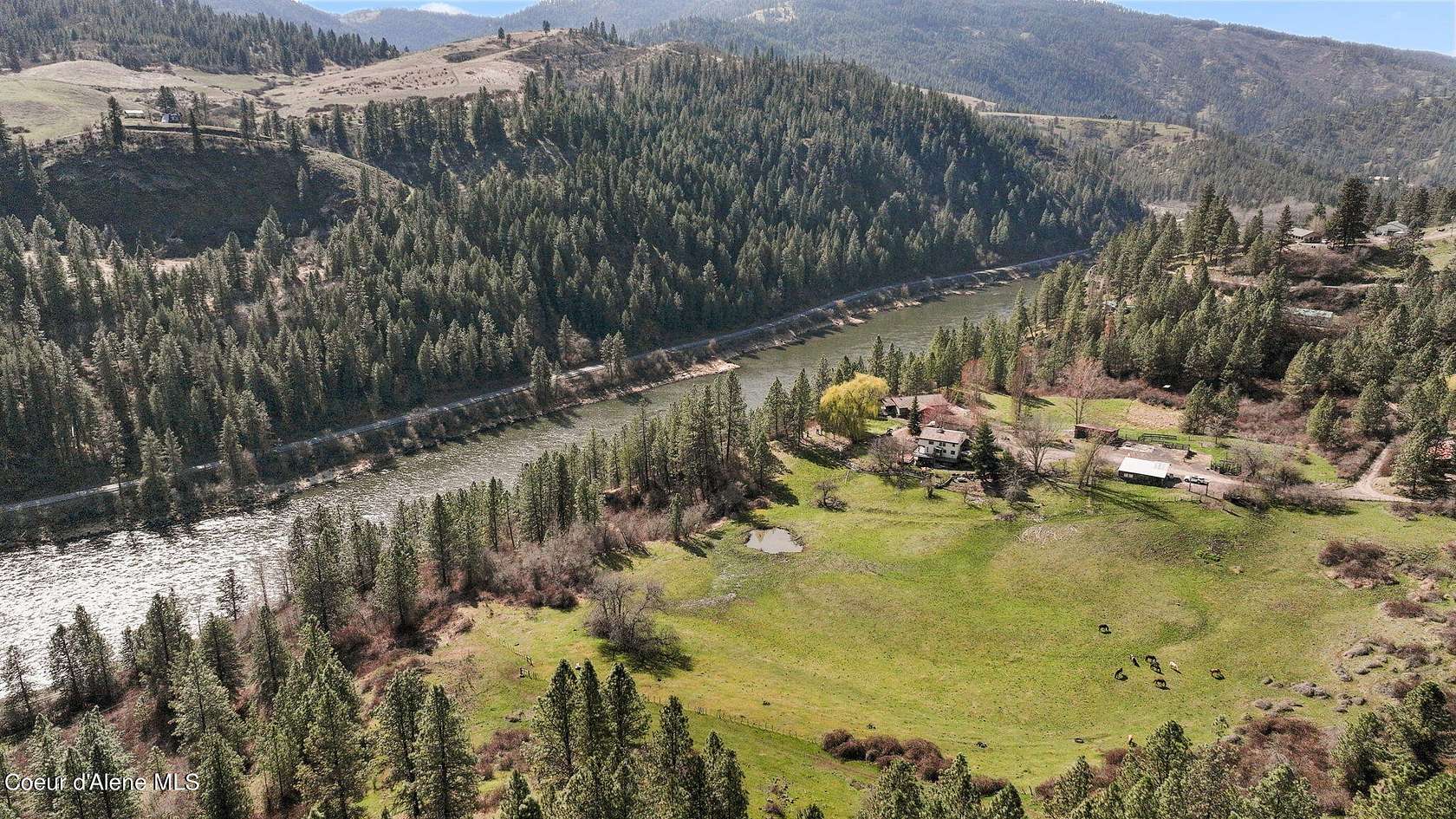 104 Acres of Land with Home for Sale in Lenore, Idaho