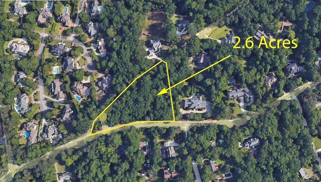 2.3 Acres of Residential Land for Sale in Sandy Springs, Georgia