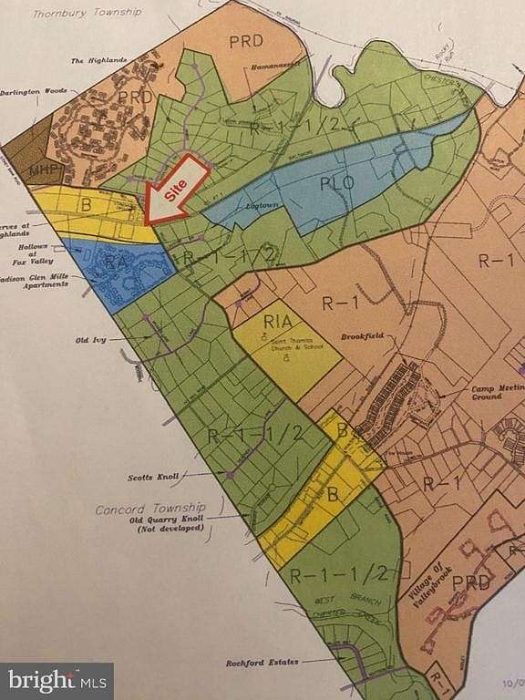 4.6 Acres of Commercial Land for Sale in Glen Mills, Pennsylvania