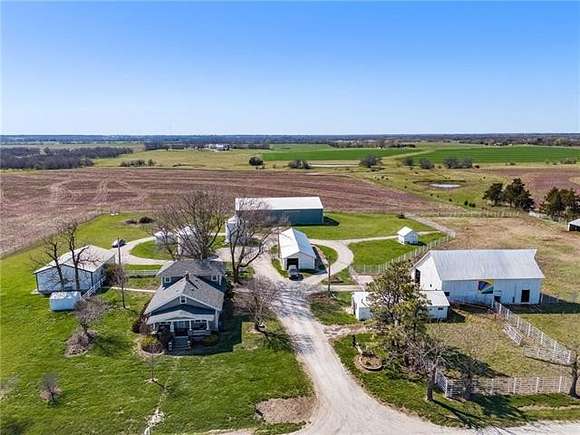 160 Acres of Agricultural Land with Home for Sale in Edgerton, Kansas