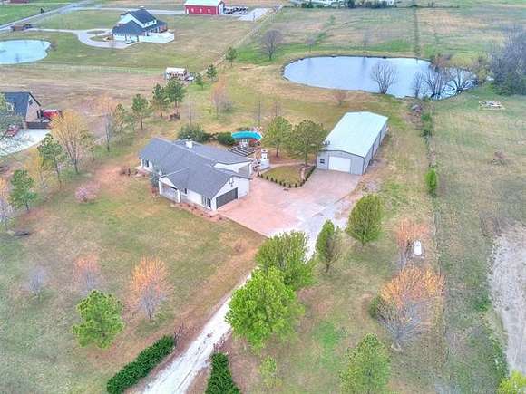 4.7 Acres of Residential Land with Home for Sale in Claremore, Oklahoma