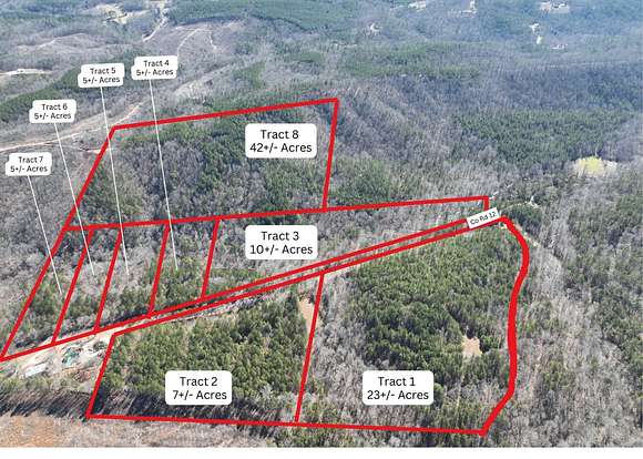 102 Acres of Land for Auction in Heflin, Alabama