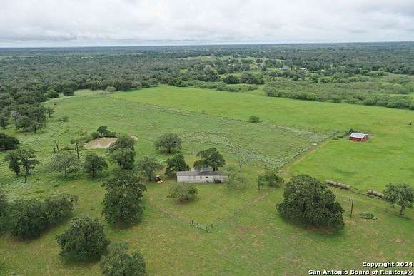 91.46 Acres of Land with Home for Sale in Nixon, Texas