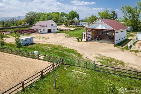 30 Acres of Agricultural Land with Home for Sale in Longmont, Colorado