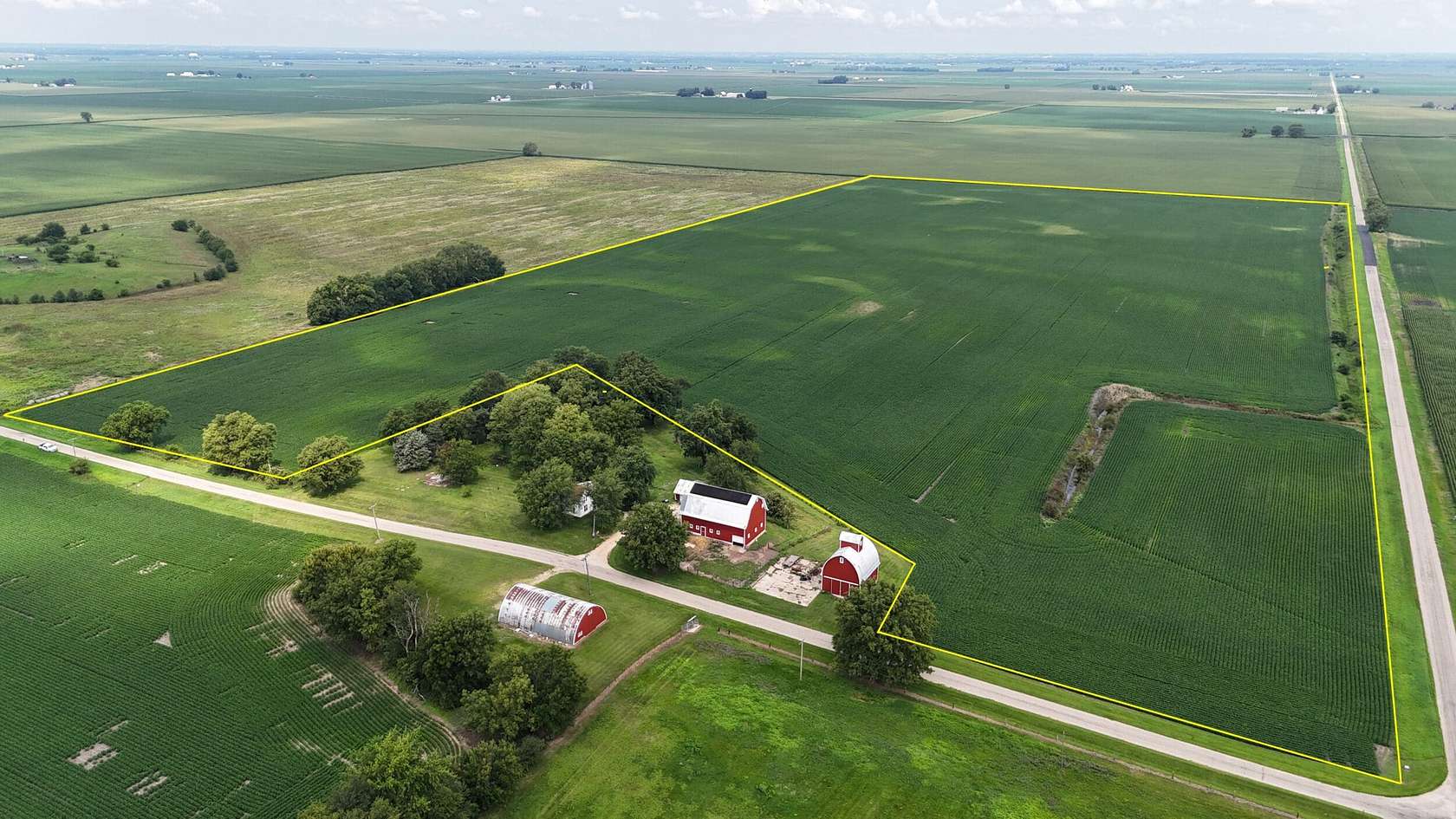 77.2 Acres of Agricultural Land for Sale in Tampico, Illinois