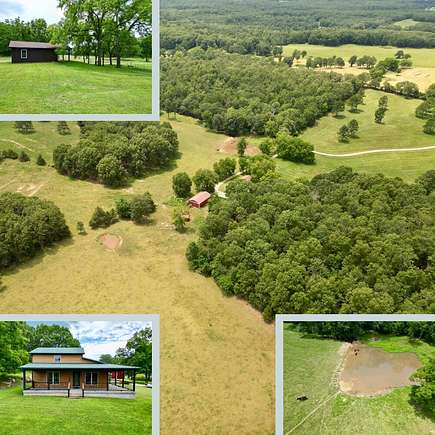 117 Acres of Land with Home for Sale in Birch Tree, Missouri