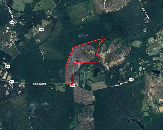 89.1 Acres of Land for Sale in Disputanta, Virginia