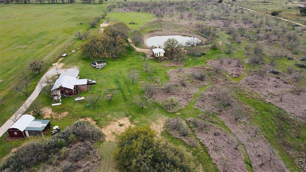 20.6 Acres of Recreational Land with Home for Sale in Eastland, Texas