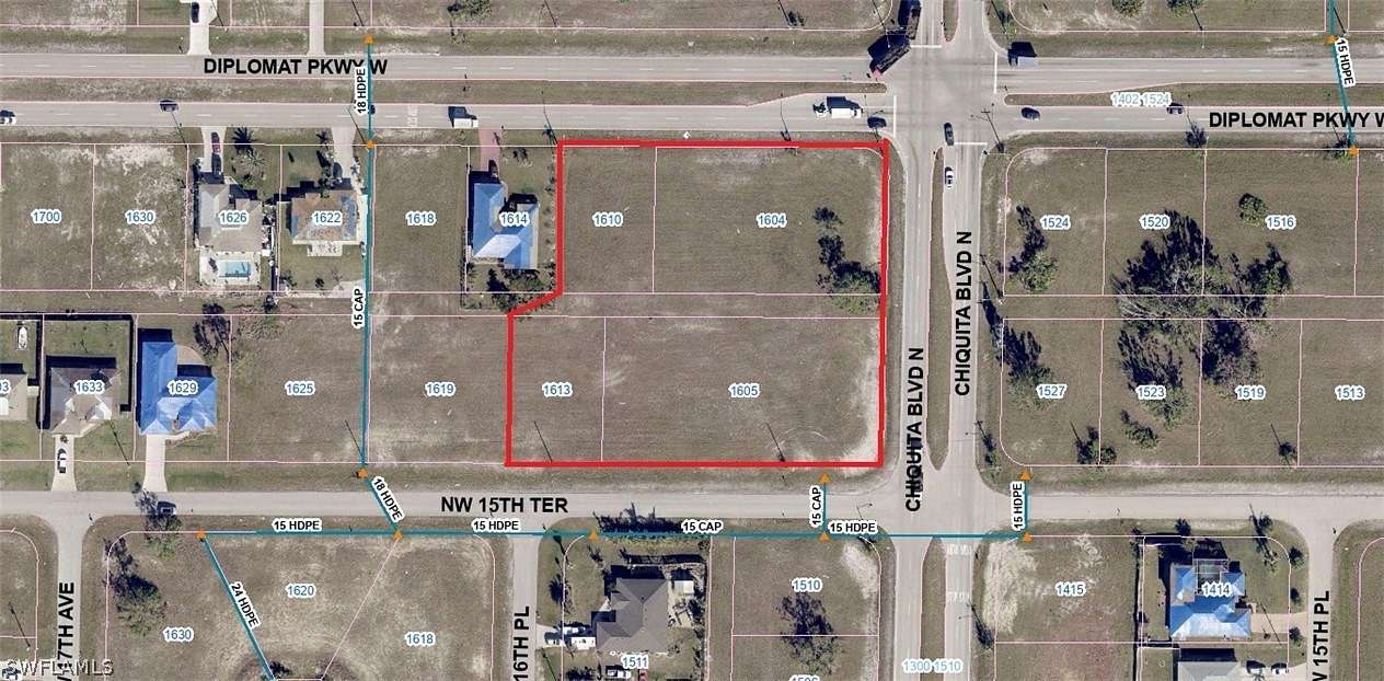 0.57 Acres of Commercial Land for Sale in Cape Coral, Florida