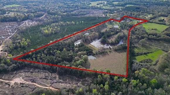 50.1 Acres of Land with Home for Sale in Mount Hermon, Louisiana