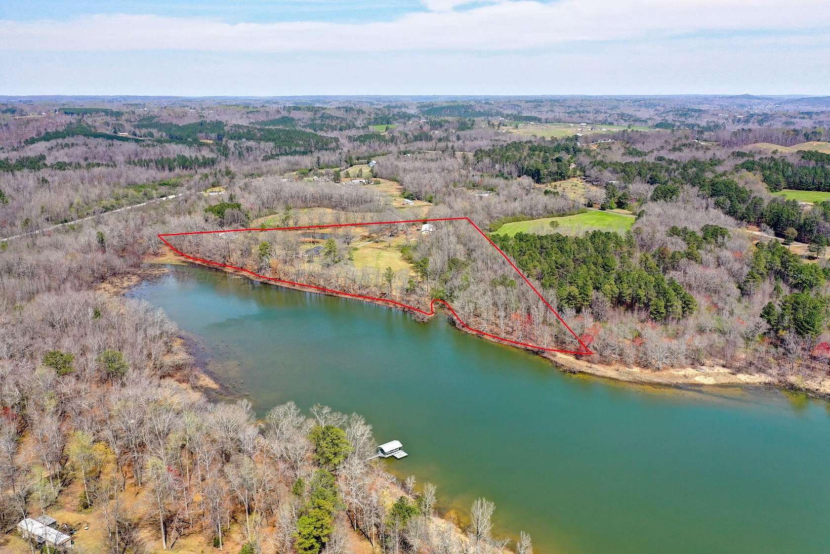 16 Acres of Recreational Land with Home for Sale in Crane Hill, Alabama